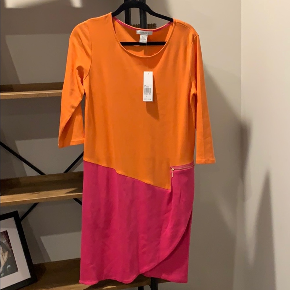Joan Vass colorblock dress neverworn with tags!